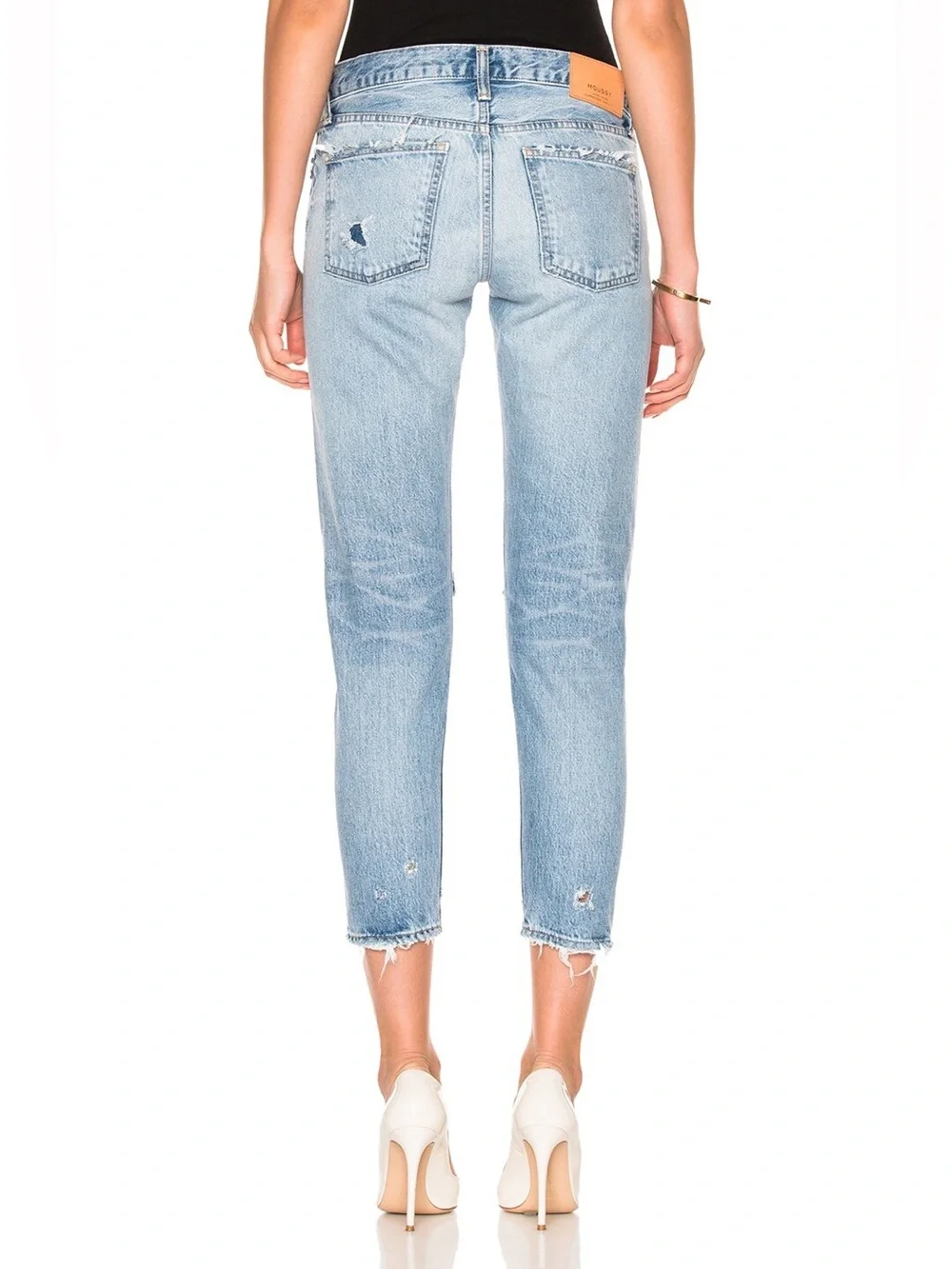 *EUC* Mousy Vintage Sanford Tapered Jeans in Light Blue - Picture 4 of 9